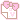 white page with pink bow